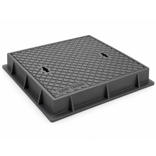 Döküm Rögar Kapağı Takımı Ø600 mm Yuvarlak C250 - Aykomsan Döküm döküm altyapı ürünü