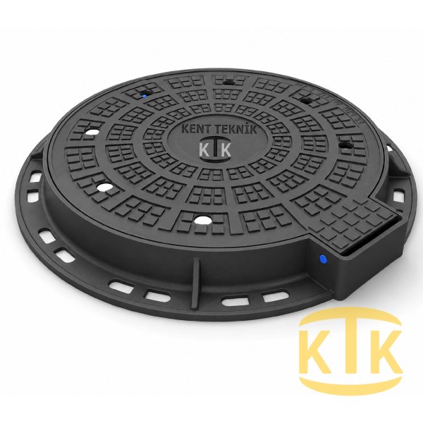 Döküm Rögar Kapağı Takımı Ø600 mm 100° D400 - Aykomsan Döküm