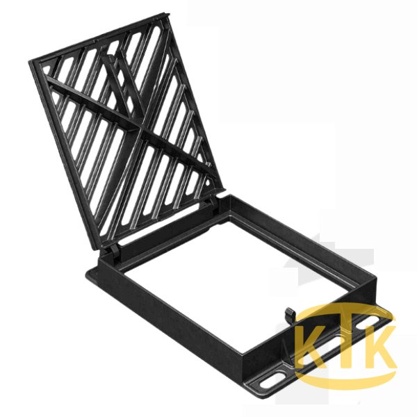 Döküm Yağmur Suyu Izgara Takımı 292x568 mm D400 - Aykomsan Döküm