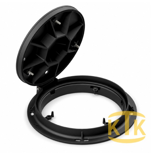Döküm Rögar Kapağı Takımı Ø600 mm 180° Yuvarlak D400 - Aykomsan Döküm