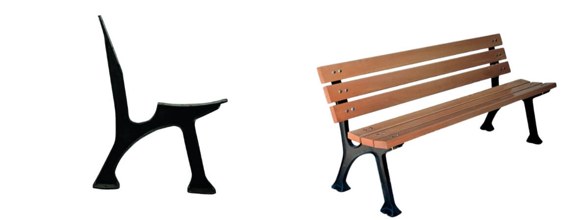 Kompozit Bank Ayağı 680x500 mm - Aykomsan Döküm döküm altyapı ürünü